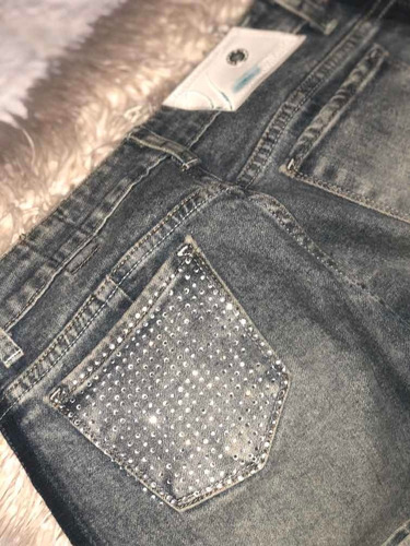 Pantalón Jeans Tabatha Jeans Con Strass