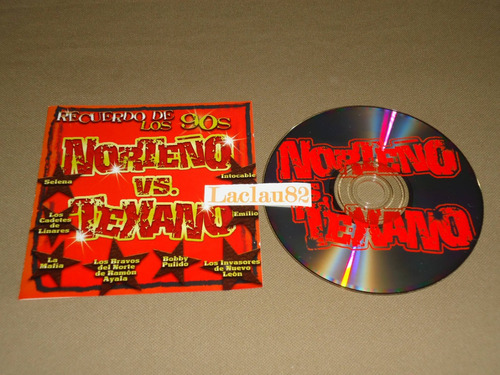 Norteño Vs Texano 02 Emi Cd Mafia Invasores Intocable Selena