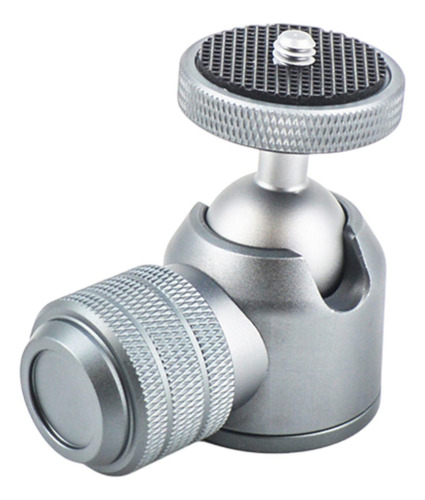 Cabezal De Bola De Trípode Cabeza Giratoria Bola Gris