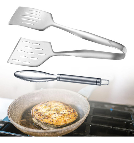 Pinzas Para Asar, Pinzas De Cocina Para C Con Rallador