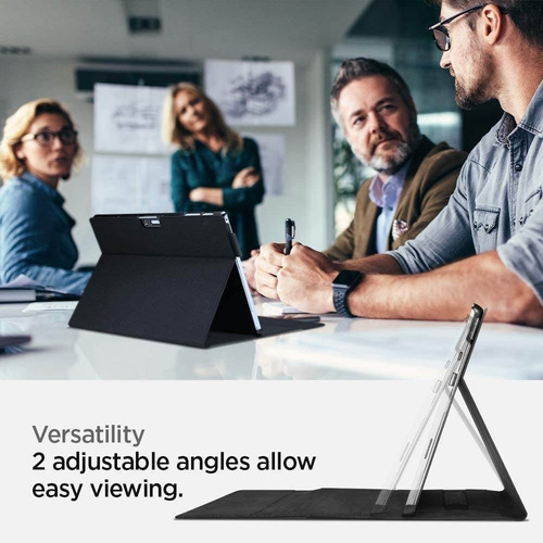 Funda Spigen Stand Folio Para Surface Pro7/ 6 Negro