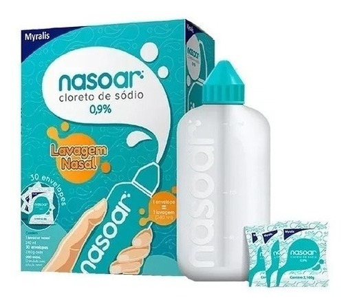 Nasoar 30 Envelopes 2,160g Cada Água