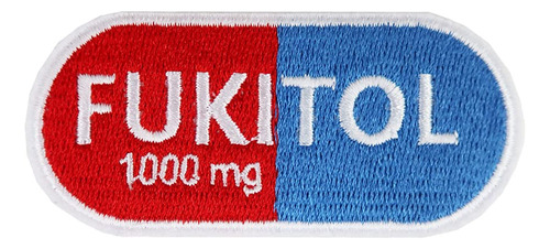 Parche Bordado De Fukitol 1000 Mg Planchar