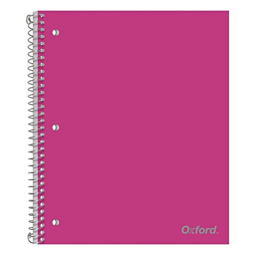 Oxford 1 Subject Poly Notebook 8 1 2 X