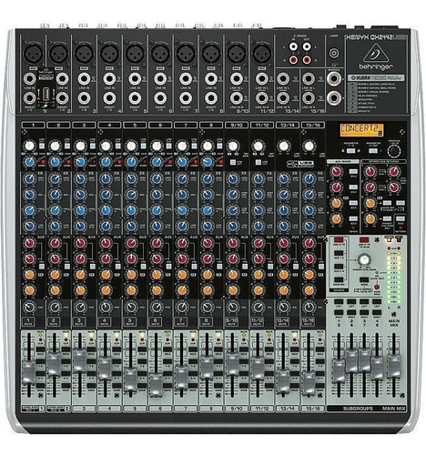 Behringer Xenyx Qx2442 Usb Consola Mixer 16canales Fx Tv