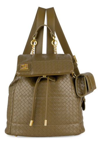 Backpack Cloe Lileima Mediano Color Verde
