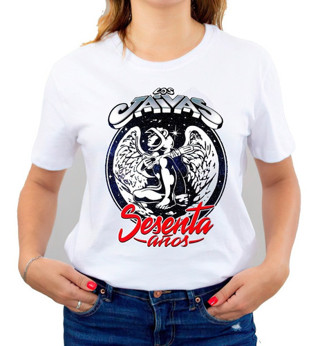 Polera Los Jaivas Banda De Rock Gira Chilena 60 Años C-734