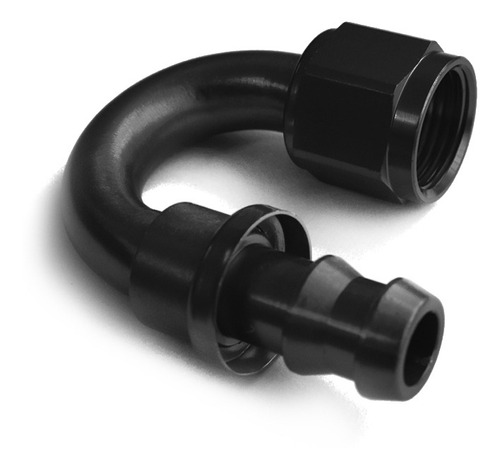 Acople Conexión Push On Hose 180° An6 Negro Ftx Fueltech