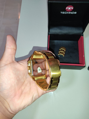Relógio Technos Os20.ie Banhado A Ouro.