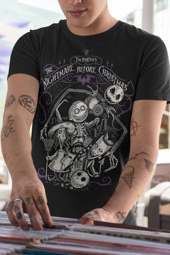 Camiseta Tim Burton El Extraño Mundo De Jack N2