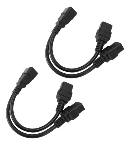 Cable Divisor Iec320 C19 A C20 Y, Cable De Alimentación Dobl