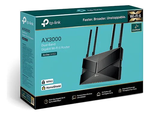 Tp-link Archer Ax53 Router Wi-fi 6 Gigabit Dual Band Ax3000