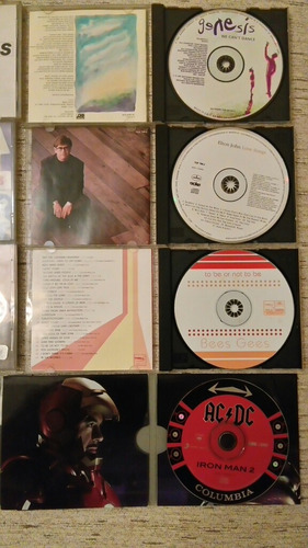 Lote De 8 Cds Originales Rock (clásico/pop/metal) (test Ok)