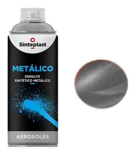 Brillospray Color Gris Medio Metalizado 400ml Sinteplast