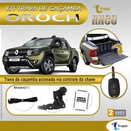 Imagem 2 de 4 de Kit Trava Caçamba Tragial Rnco Renault Oroch