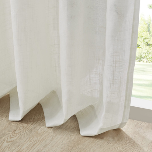 Cortinas Madison Park Kyler 2 Paneles Mezcla De Lino 132 X 2
