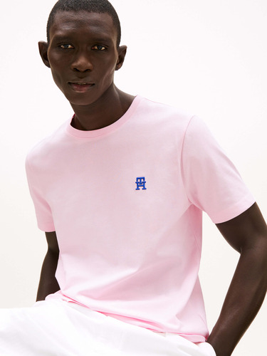 Playera A Contraste Con Monograma De Hombre Tommy Hilfiger