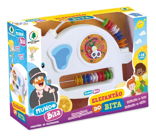 Elefantão Do Bita Infantil Mundo Bita Monte Libano Cor Colorido