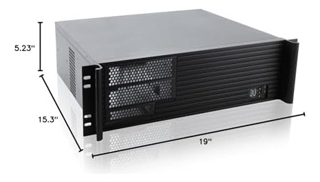 Thundcase 3u Matx Rackmount Server Chassis Micro 2x5.25+5x3.