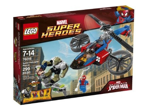 Lego Superheroes 76016 Spider-helicopter Rescue (descontinua