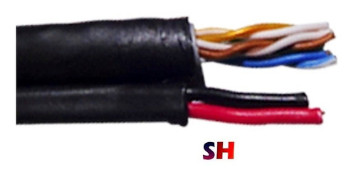 25mts Cable Utp Siames Para Exterior Para Camaras Seguridad