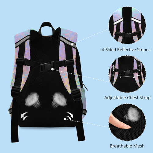 Alaza Mochila Para Niños Pequeños Con Estampado De Leopardo
