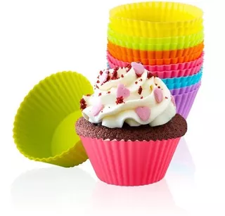 Moldes Silicona Capacillos X12 Cupcakes Muffins Reposteria