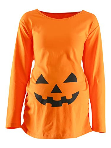 Camiseta Embarazada Calabaza Halloween