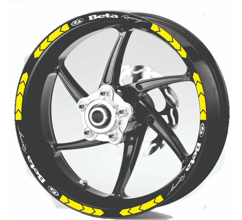 Imagen 2 de 10 de Calcos Beta Llantas + Regalo - 00146 Graficastuning