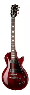 Guitarra elétrica Gibson Modern Collection Les Paul Studio de bordo/mogno wine red brilhante com diapasão de pau-rosa