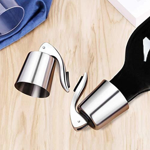 Tapón Erhiry Para Botella De Vino De Acero Inoxidable