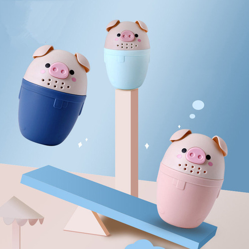 Cucharón Multiusos Para Bañarse Con Forma De Cerdo Rosa Con