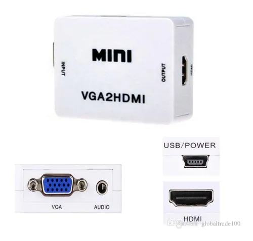 Adaptador Vga A Hdmi De Vga Hdmi Conversor 1080p