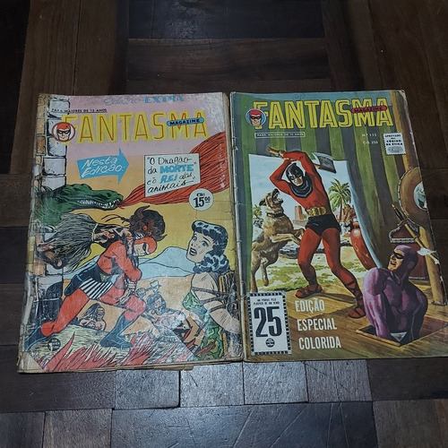 Lote 2 Gibis Antigos O Fantasma Magazine
