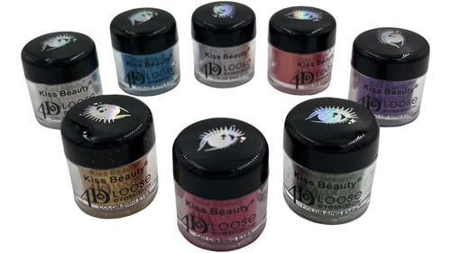 Pack X8 Colores Glitter Sombra Para Ojos, Pelo Y Rostro