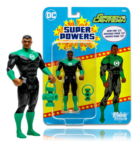 Green Lantern John Stewart (dc Super Powers) 4  Figura