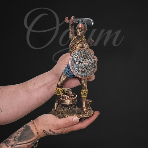 Orixá Oxóssi Ogum Xangô Resina Umbanda Candomblé Ordem Fé