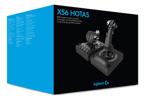 Logitech G X56 H.o.t.a.s Throttle Y Joystick Flight Sim...