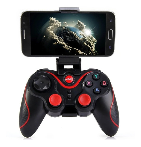 Mando Joystick Bluetooth Inalambrico + Sujetador