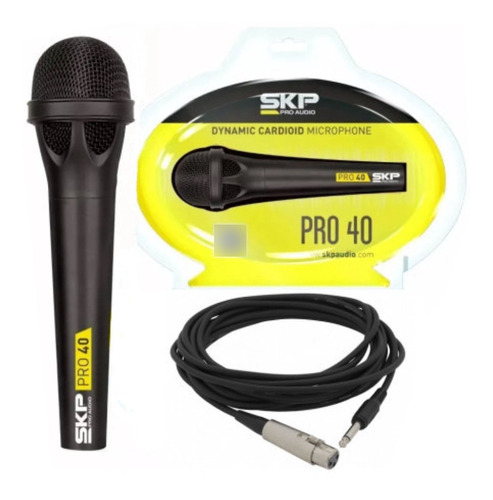 Microfono Profesional Skp Pro 40 Dinamico Unidireccional