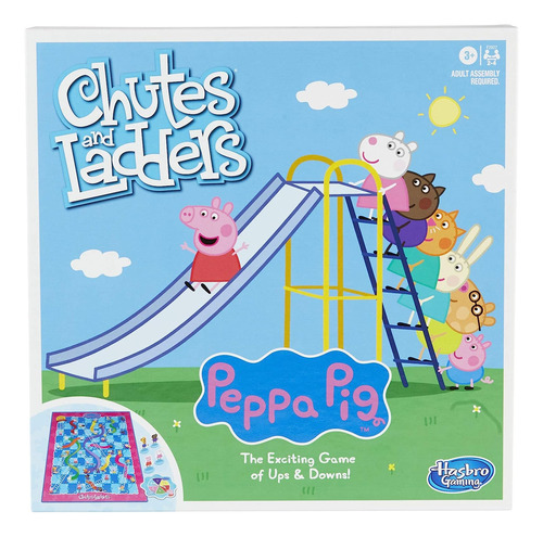 Chutes Y Escaleras: Juego De Mesa Peppa Pig Edition Para Niñ