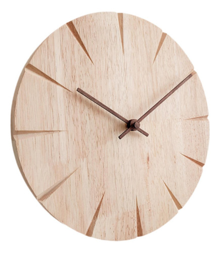 Reloj De Pared De Madera Maciza, Reloj Decorativo, Regalo