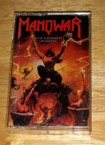 Manowar The Triumph Of Steel Cassette Tape Heavy Power Metal