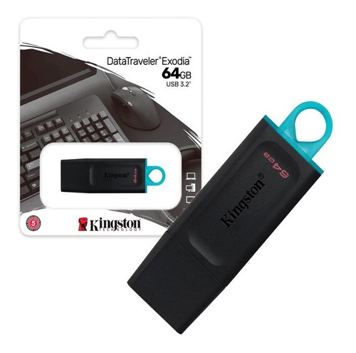 Pendrive Kingston 64gb Datatraveler Exodia