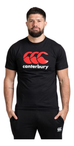 Remera Canterbury Logo Tee Negra