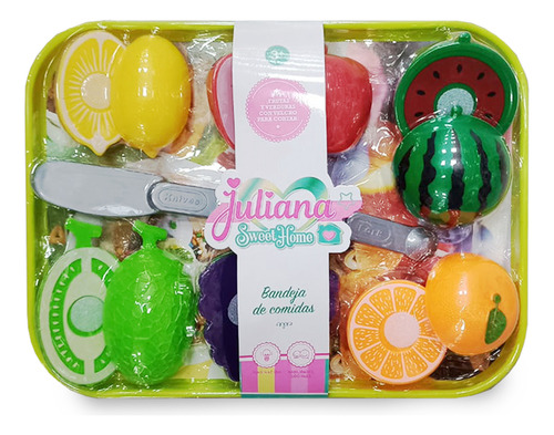 Juliana Bandeja De Comidas Frutas Verduras Para Cortar  