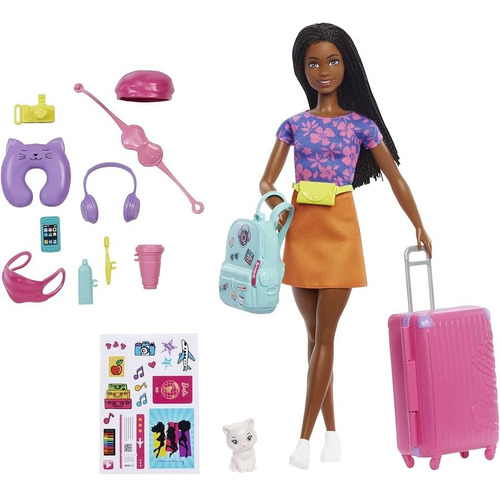 Barbie - Brooklyn Set De Viaje Hgx55