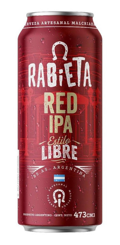 Cerveza Artesanal Rabieta Red Ipa 473 Ml - Fullescabio