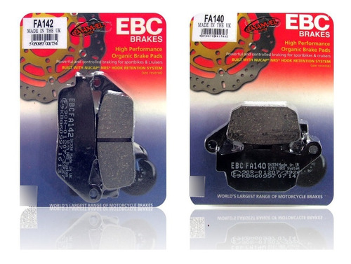 Pastillas Freno Ebc Juego Triumph Bonneville Bobber 17-18