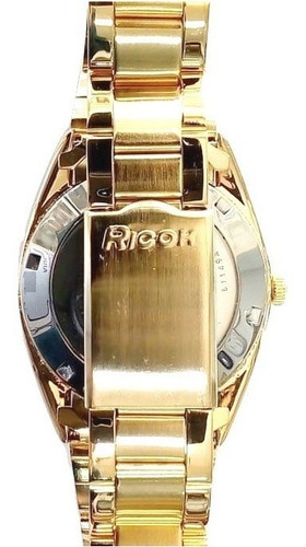 Relógio Ricoh Automático Masculino Folhado Funcionando Ok